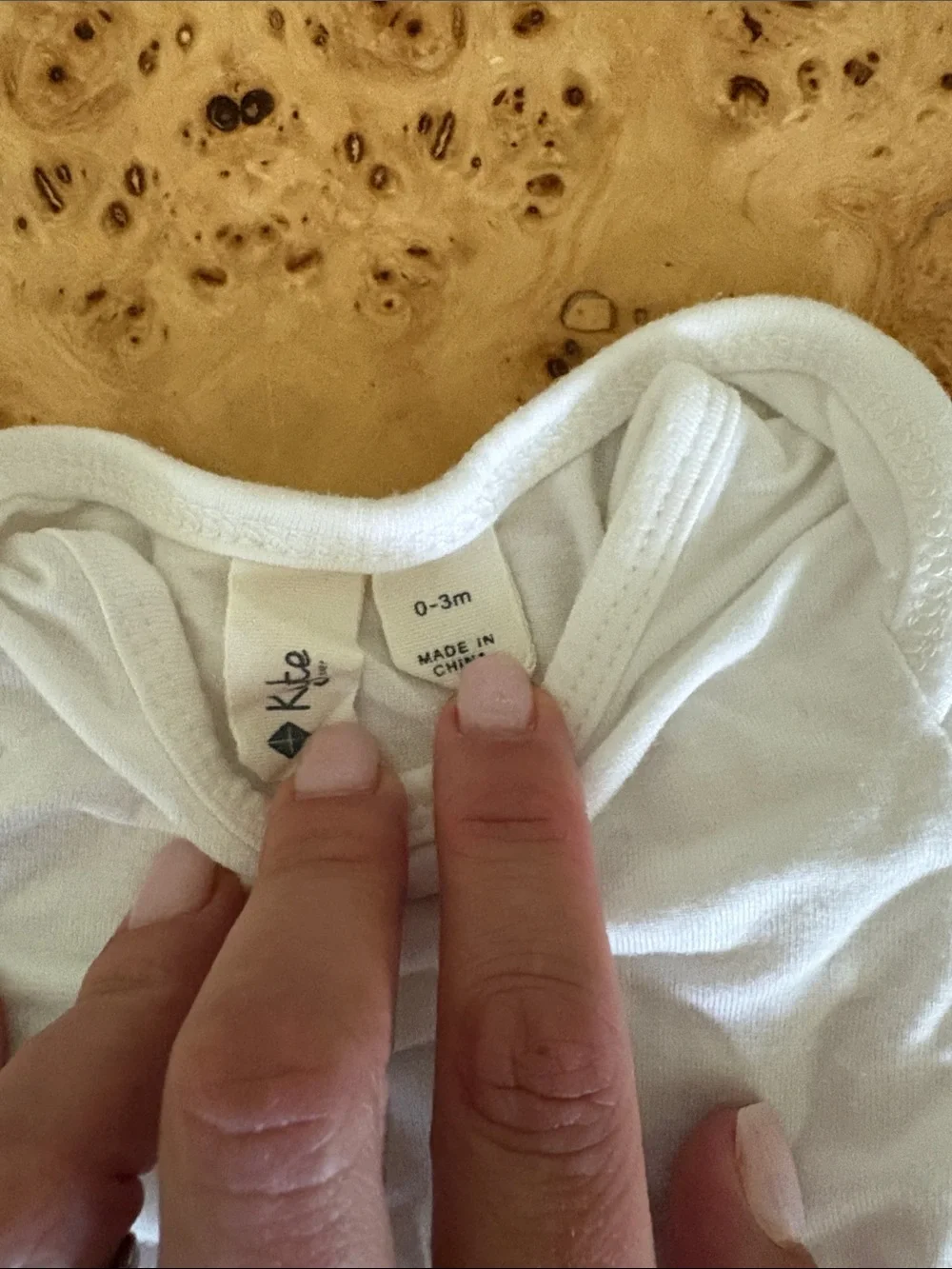 Kyte Baby White Long-Sleeve Bodysuit
